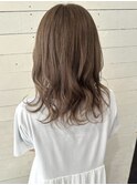 透け感ベージュ/ブリーチ無しWカラー