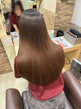 グレースバイハピネス(grace by happiness) 髪質改善 縮毛矯正 トリートメント 暗めカラー グレージュ