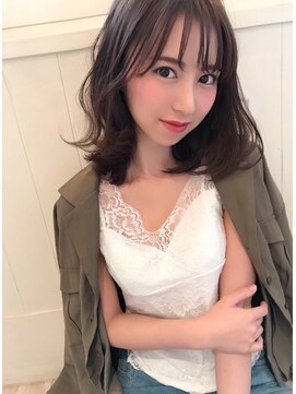 エフフォーユアヘアー 北方店(F for your hair) ミディアムゆるふわパーマ