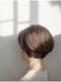 40代50代ひし形ショートボブ2504