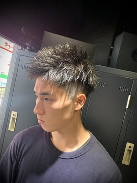 アウル 心斎橋(owl) スパイキーショート×ジェットモヒカン×フェード×men's