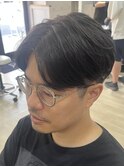 毛流れセンターパート