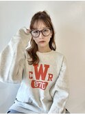 【amoretto_mai】オレンジブラウン