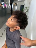 メンズサロン キング 枚方店(Men’s salon K!ng)&nbsp;ホワイトメッシュ/ツイスト/ツイスパ/パーマ/メンズ/眉毛