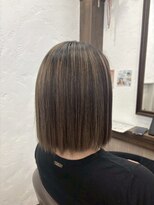 アミリー ひたち野うしく店(Amily)&nbsp;ハイライトバレイヤージュダブルカラーケアブリーチ20代30代