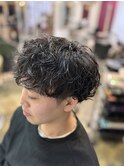 マッシュシャドーパーマ