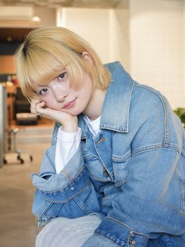 ラヴィズム 松崎店(LUVISM) 韓国/顔周りレイヤー/おくれ毛/ベージュ/ダブルカラー東区松崎◆