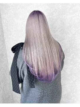 ソマリ(SOMARI.) ラベンダー×ホワイト×ラベンダー