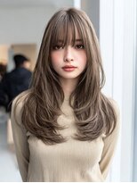 ダル 渋谷/表参道(DAL.)&nbsp;バタフライレイヤーロングレイヤーハイトーングレージュブリーチ