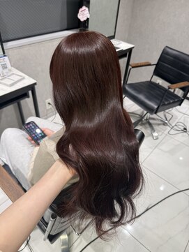 フォルテノエル 静岡鷹匠店(FORTE Noel) ピンクブラウン/春カラー/ブリーチなし/髪質改善