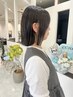 褪色が早い方におすすめ！ローライトプラスの垢抜け立体感カラー×カット