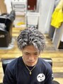 バーバーブロス(BAR BER bro's) ホワイトメッシュ×ツイストパーマ!カラー、パーマ大得意です