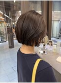 レイヤーボブ ボブ ミニボブ 切りっぱなしボブ
