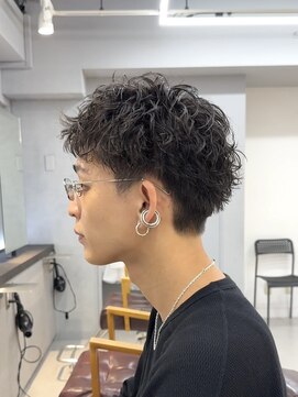 アンサー 渋谷(ANSWER) スパイキーショートルーズショートツーブロック刈り上げ