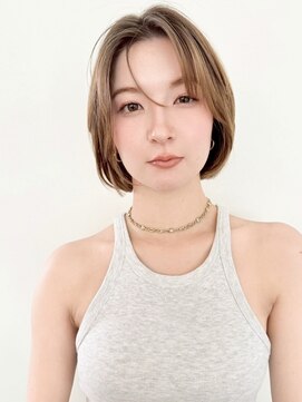 ファナ ブルーム(fha-na bloom) ☆切りっぱなしボブ　韓国風ミディアムレイヤー☆イメチェン
