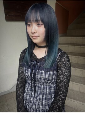 コレットヘアー ザモリオカ(Colette HAIR the MORIOKA) blue color