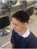 men's/メンズ/スパイキーショート/フェード/ニュアンスパーマ