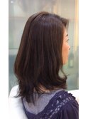 大人の根元縮毛矯正毛先デジパーマ