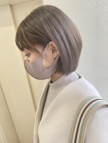 ヘアーデザイン シュシュ(hair design Chou Chou by Yone) ハイライト&ベージュカラー×小顔ショート/天神大名ショート