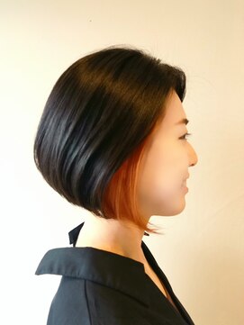 ヴァンカウンシル 伊那(VAN COUNCIL) 秋色インナーカラー☆セピアオレンジ