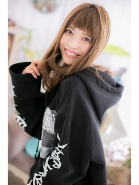 ヘアアンドビューティー ミック(Hair & Beauty miq) 甘辛★大人ガーリー斜めバング小顔エアストレートc1