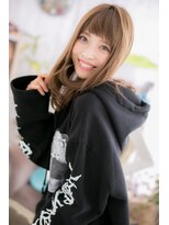 ヘアアンドビューティー ミック(Hair & Beauty miq) 甘辛★大人ガーリー斜めバング小顔エアストレートc1
