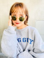 メーヴェ(Mowen) mowen×外ハネミディアム×ラフウェーブ×モカベージュ