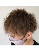 ブルーオンピンク(BLUEonPINK) 縦落ちツイスパ