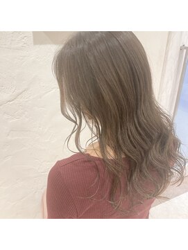 アロマヘアルーム 横浜店(AROMA hair room) フレンチセピアアッシュ外ハネレイヤーボブこなれヘア小顔/横浜