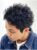 スパイキーショート/メンズカット/メンズパーマ/眉毛
