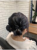 ツインお団子アレンジ