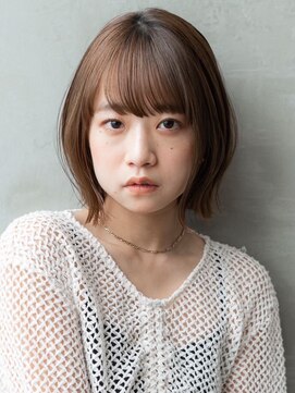 イオ 本厚木(io) レイヤーボブワイドバングに合わせカットイメチェン小顔