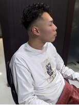 バーバーバー 都賀(BARBER-BAR) オールバックパーマ