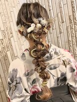 スリー(three) 卒業式ヘアセット　ヘアセット　ヘアアレンジ