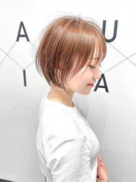 ハルキミナト ジャパン ヨコハマ(HARUKI MINATO japan YOKOHAMA) 大人可愛い丸みショート/20代30代40代50代