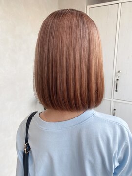 イルウィ(irwi) 【デザインカラー】ブリーチカラー 透明感柔らかブラウンカラー