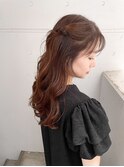 ねじりハーフツイン　ヘアアレンジ◎渋谷