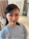似合わせヘアメイク ツヤ肌 ケンニプモリ カチモリ