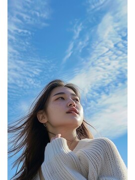 ルル(Lulu) ナチュラルブラウンカラーストレートヘア