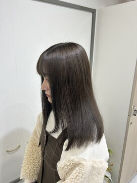 アイズ 横浜(IS) 【JUNKI指名】オリーブグレージュ/横浜/髪質改善