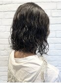 【松戸　松田】切りっぱなしパーマボブくるくるスタイル
