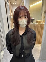 ジル(JiLL.)&nbsp;レッドロングウルフスタイル 【広島/本通】