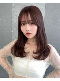 ウェーブミディアムメルティカラー×ブリーチなし韓国【熊本】