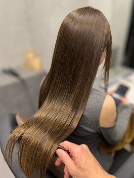 ファイブバイジエクト 堀江(FIVE by The Ect) 【ハイトーン髪質改善】くすみベージュ/マロンベージュ/透明感