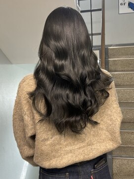 オーブ ヘアー アンリ 梅田店(AUBE HAIR unli) オリーブグレージュ　グレージュ　赤み無し@katayama_hijiri