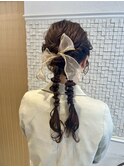 お呼ばれヘア