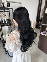 バベル(BABEL Hair Design)&nbsp;【BABEL】ブルーブラック　@日高愛美