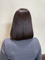 エルサフィロ ヨドヤバシ(el zafiro yodoyabashi) グレージュカラー 髪質改善トリートメント