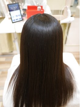 レスキューヘア 首里坂下店の写真/お客様の髪質に合わせた薬剤と施術で憧れの髪質が叶う♪強いクセ毛の方もお気軽にご相談ください◎