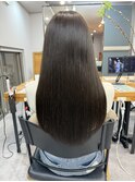【Kulmbyluccica　小野紗英】　髪質改善カラーオリーブベージュ